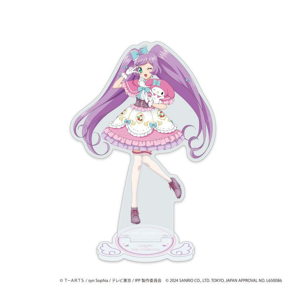 『プリパラ10周年×サンリオキャラクターズ』アクリルスタンド01/真中らぁら×マイメロディ(等身イラスト)