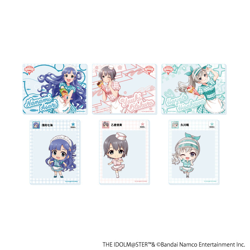 『アイドルマスター シンデレラガールズ』アクリルカード04/クレープ屋ver.BOX(全6種)(描き下ろし&ミニキャライラスト)