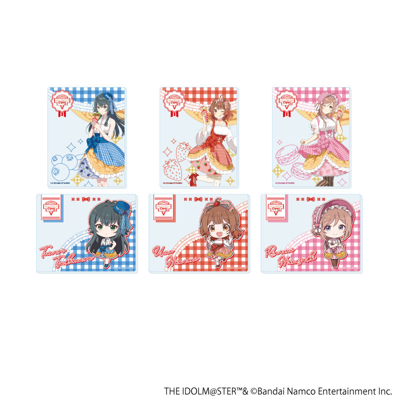 『学園アイドルマスター』アクリルカード03/クレープ風ドレスver. BOX(全6種)(描き下ろし&ミニキャライラスト)