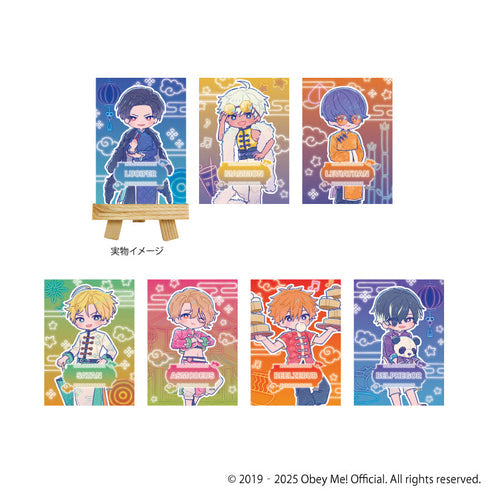 『Obey Me! Nightbringer』キャンバスボードミニ02/チャイナver. ブラインド(全7種)(レトロアートイラスト)【BOX】【202607再販】