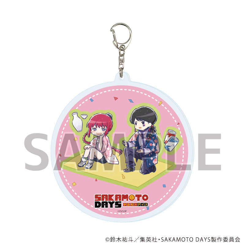 『SAKAMOTO DAYS』デカアクリルキーホルダー06/陸少糖&陸無糖 花見ver. (グラフアートイラスト)