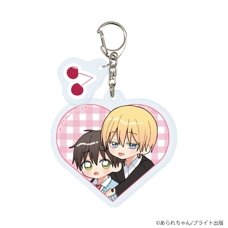 『桐島くんはいじめたい』パーツ付きアクリルキーホルダー01/桐島夏樹&花田草介(公式イラスト)