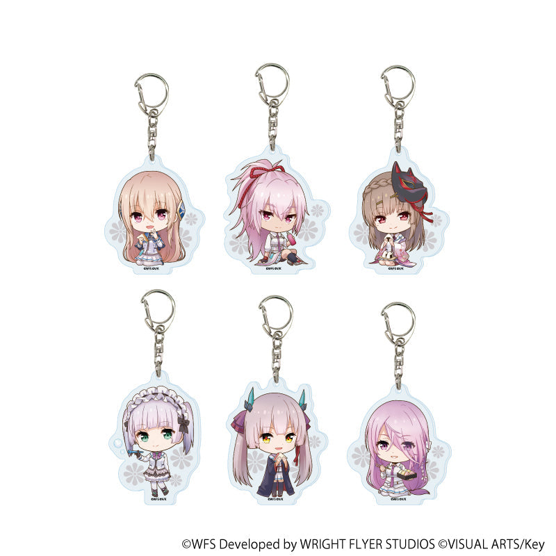 『ヘブンバーンズレッド』アクリルキーホルダー13/ピクニックver. 第30G部隊 BOX(全6種)(ミニキャライラスト)