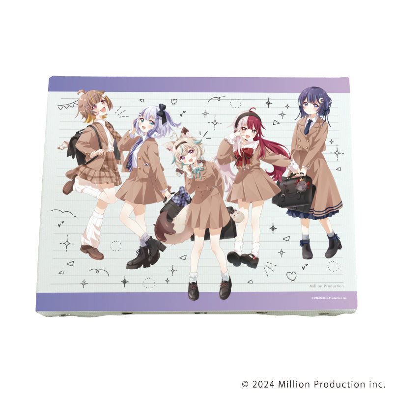 『Million Production』キャンバスボード01/集合イラスト 制服風衣装ver.(描き起こしイラスト)