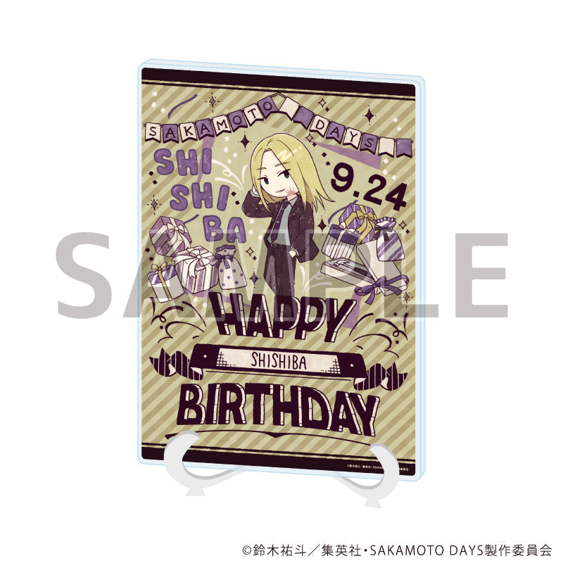 『SAKAMOTO DAYS』アクリルアートボード(A5サイズ)12/神々廻 誕生日ver.(グラフアートイラスト)