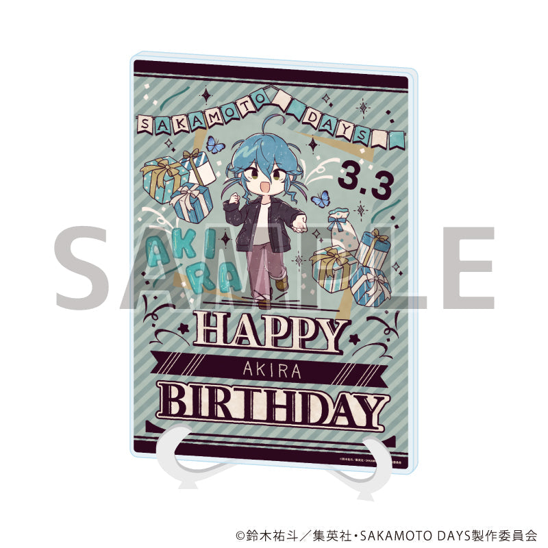 『SAKAMOTO DAYS』アクリルアートボード(A5サイズ)16/赤尾晶 誕生日ver.(グラフアートイラスト)