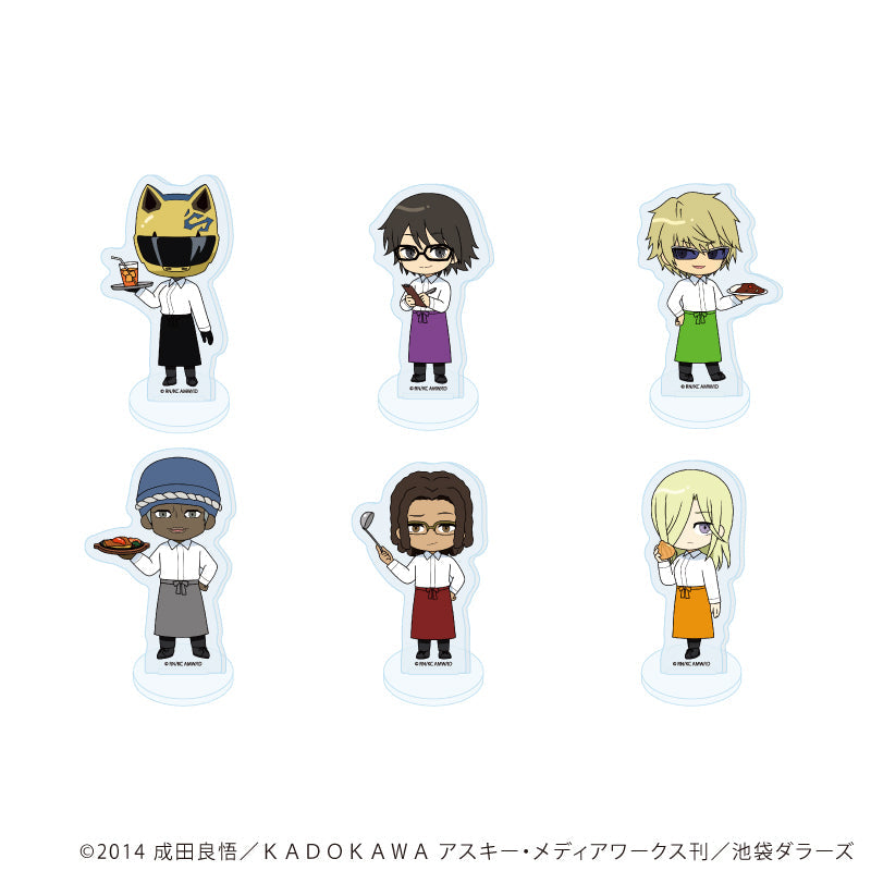 デュラララ！！ アニカフェ コロッタ アクリルスタンド コンプセット デュラララ!!×2』アクリルぷちスタンド06/BOX(全6種)(POP Art