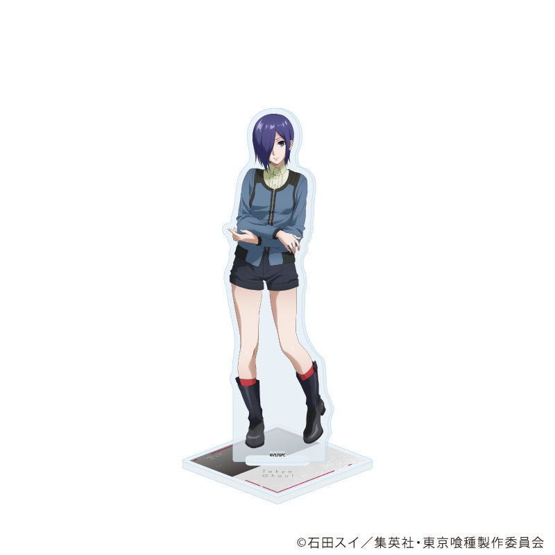 東京喰種 アクリルスタンド 額装イラスト（限定品）石井スイ セット アクリルスタンドプレート「東京喰種」01/金木＆董香＆四方