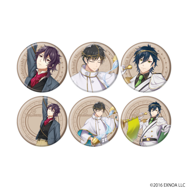 缶バッジ「文豪とアルケミスト」49/メガネver. ブラインド(6種