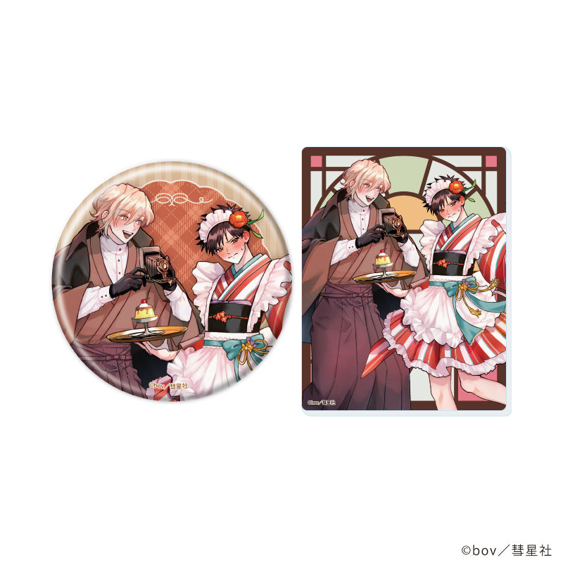 Glanz BL comics』缶バッジ&アクリルカードセット03/性癖ヤバめ