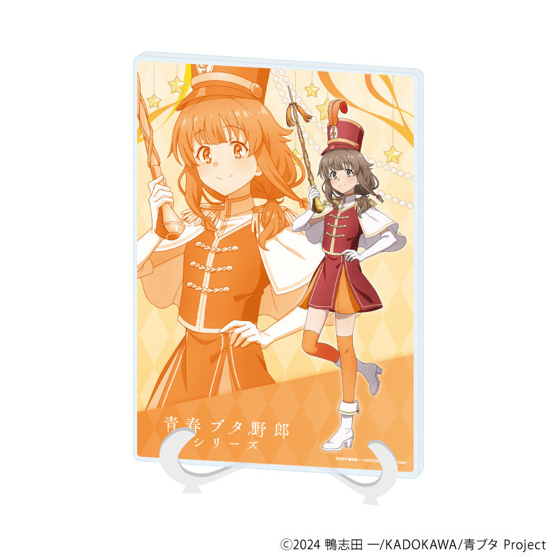 『青春ブタ野郎シリーズ』アクリルアートボード(A5サイズ)02/梓川かえで マーチングバンドver.(描き下ろしイラスト)
