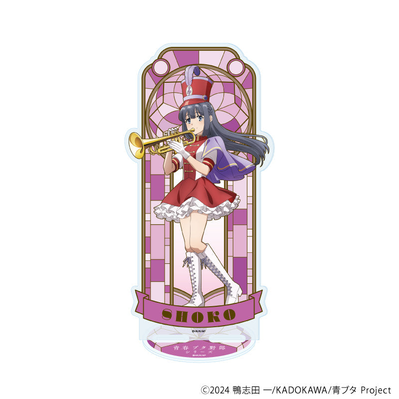 『青春ブタ野郎シリーズ』BIGアクリルスタンド04/牧之原翔子 マーチングバンドver.(描き下ろしイラスト)
