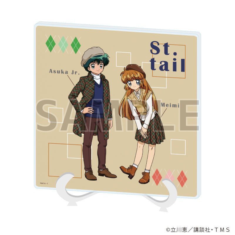 『怪盗セイント・テール』アクリルアートボード02/整列デザイン トラッドファッションver.(描き下ろしイラスト)