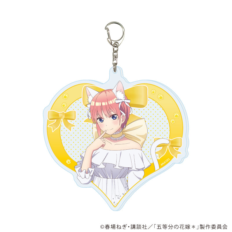 『五等分の花嫁*』デカアクリルキーホルダー01/一花 エレガントキャットver.(描き下ろしイラスト)