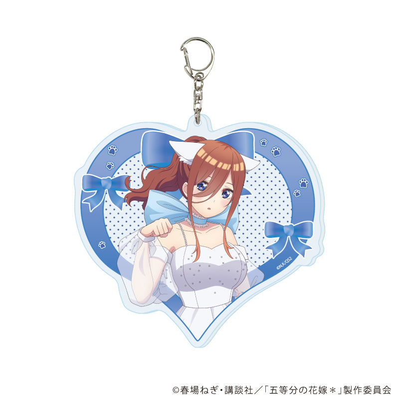 『五等分の花嫁*』デカアクリルキーホルダー03/三玖 エレガントキャットver.(描き下ろしイラスト)