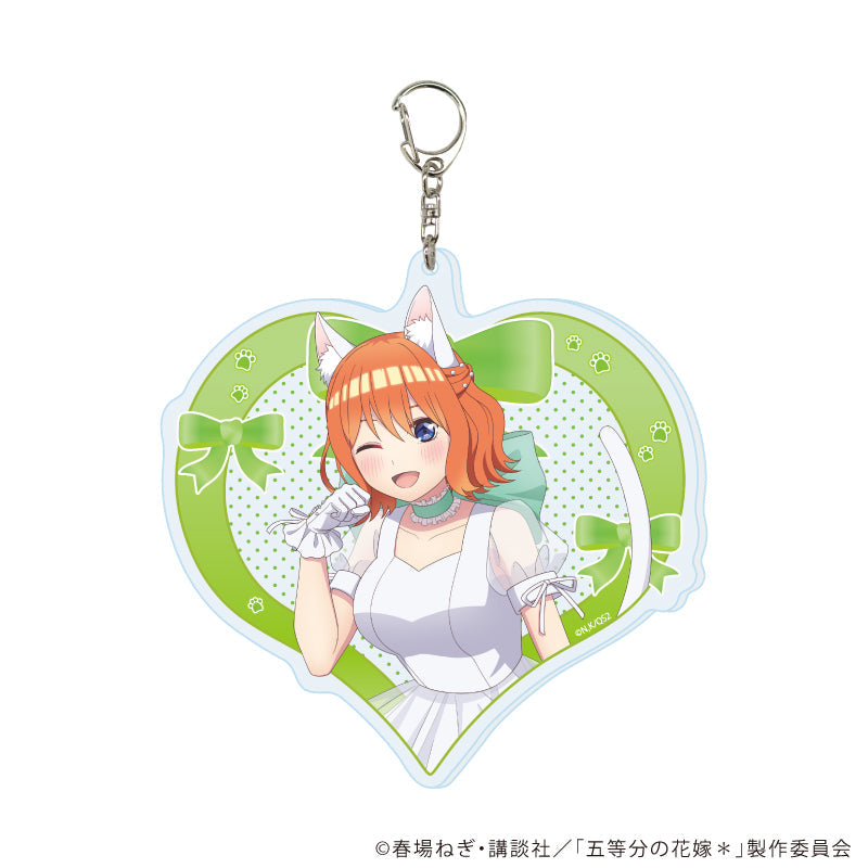 『五等分の花嫁*』デカアクリルキーホルダー04/四葉 エレガントキャットver.(描き下ろしイラスト)