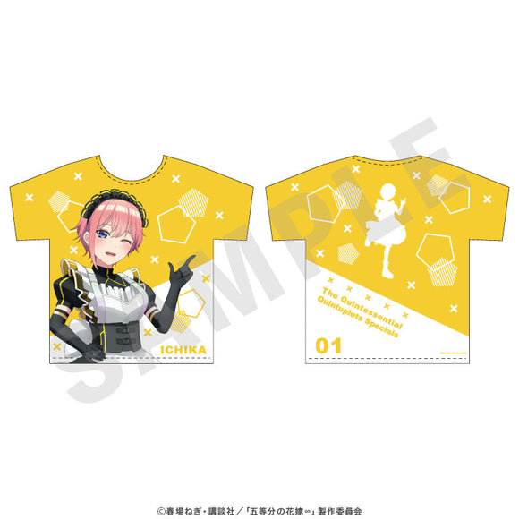 『五等分の花嫁∽』フルグラフィックTシャツ 中野一花