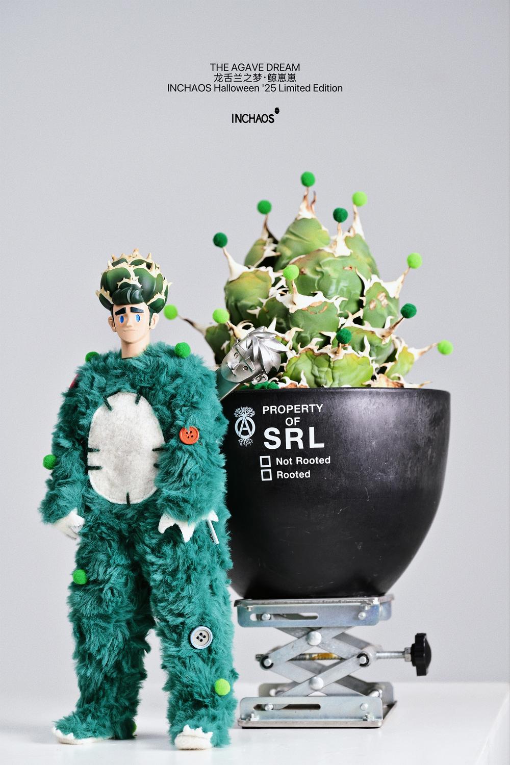 『THE AGAVE DREAM』003_INCHAOS クジラちゃん 1/6スケール可動フィギュア(グリーン)
