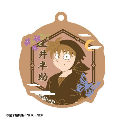 Amazon | 忍たま乱太郎 ホログラム缶バッジ(土井先生) | バッジ