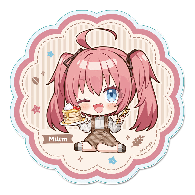 『転生したらスライムだった件』ぷちちょこアクリルコースター 【ミリム】カフェごはんver.