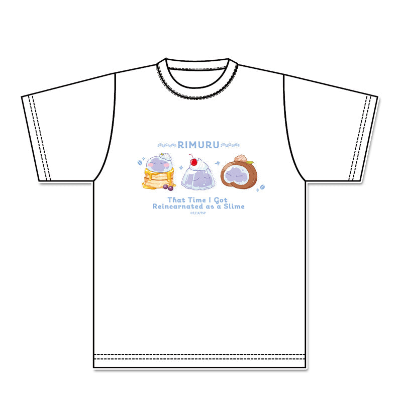 『転生したらスライムだった件』ぷちちょこグラフィックTシャツ カフェごはんver.