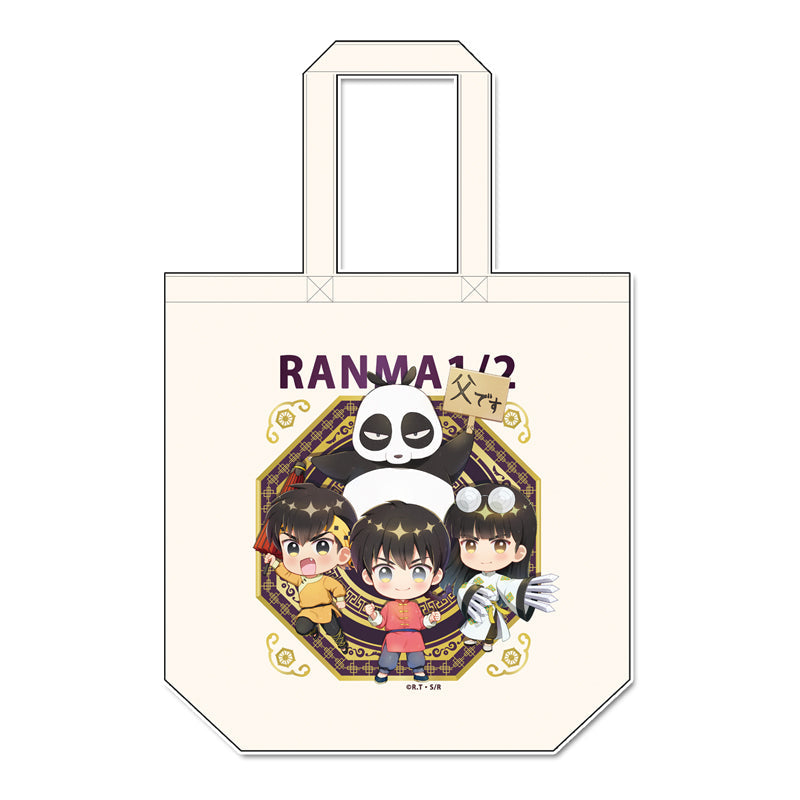 『らんま1/2』ぷちちょこキャンバストートバッグ 【乱馬&良牙&ムース&玄馬(パンダ)】