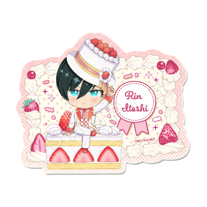 『ブルーロック』ぷちちょこステッカー【糸師 凛】ショートケーキver.