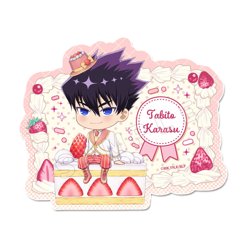 『ブルーロック』ぷちちょこステッカー【烏 旅人】ショートケーキver.