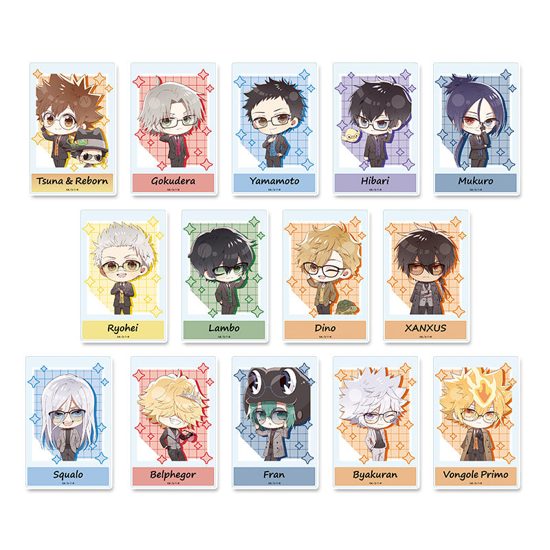 『家庭教師ヒットマンREBORN!』ぷちちょこ トレーディングアクリルカード メガネ&スーツver.【BOX】