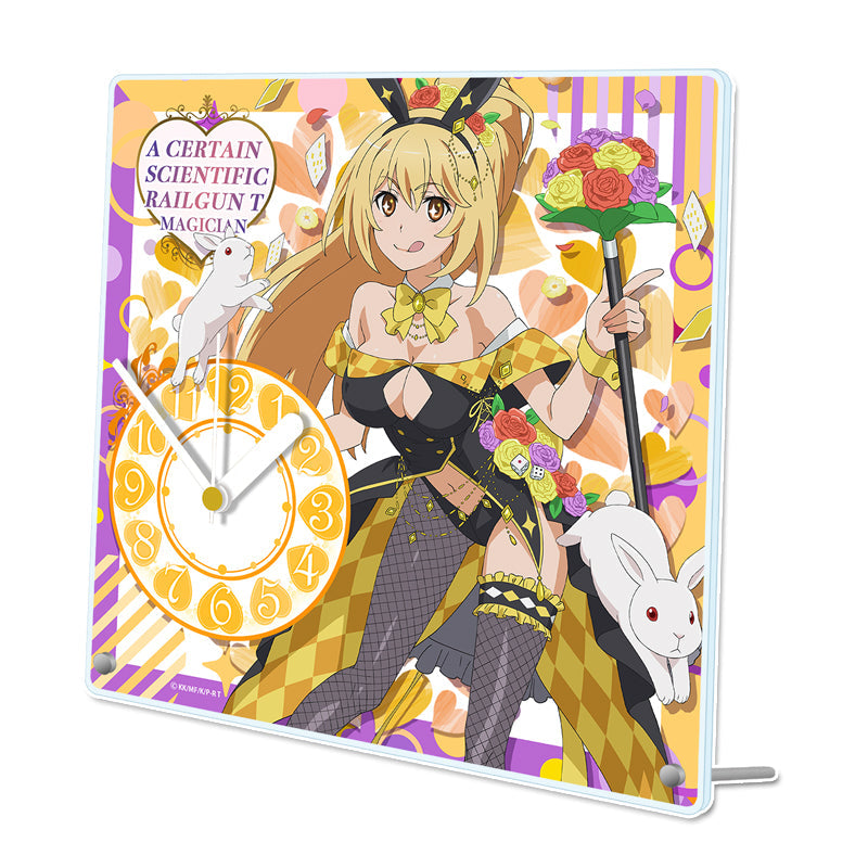 『とある科学の超電磁砲T』描き下ろしアクリル置時計【食蜂操祈】マジシャンver.