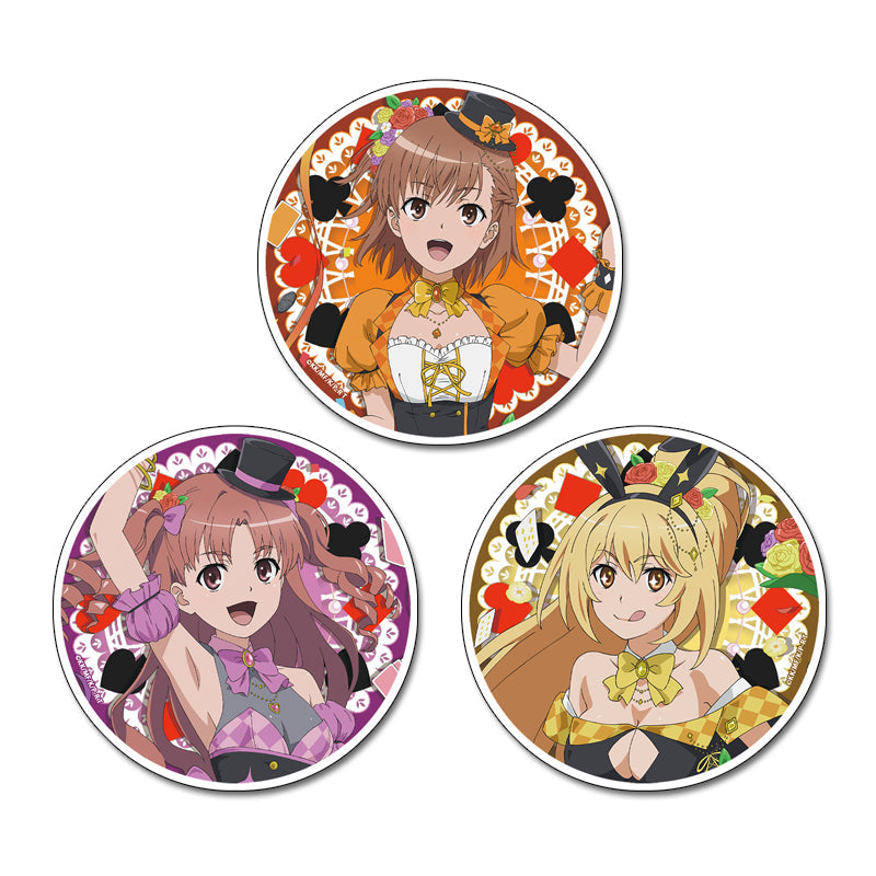 『とある科学の超電磁砲T』描き下ろしスマホステッカーセット【マジシャンver.】