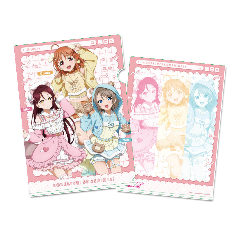 『ラブライブ!サンシャイン!!』描き下ろし クリアファイル 【2年生】 アニマル衣装