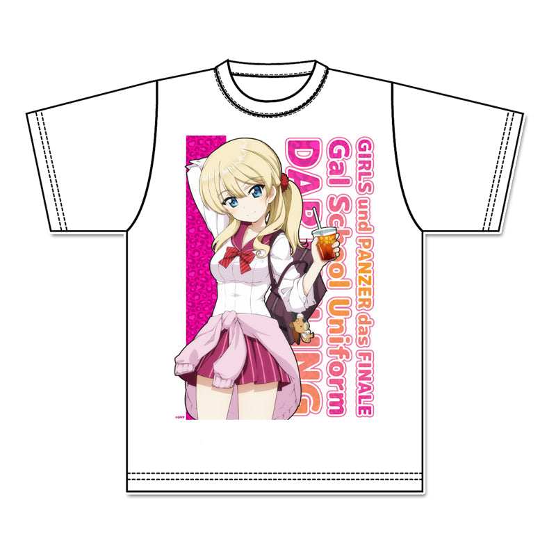 『ガールズ&パンツァー 最終章』描き下ろし グラフィックTシャツ【ダージリン】ギャル制服ver.