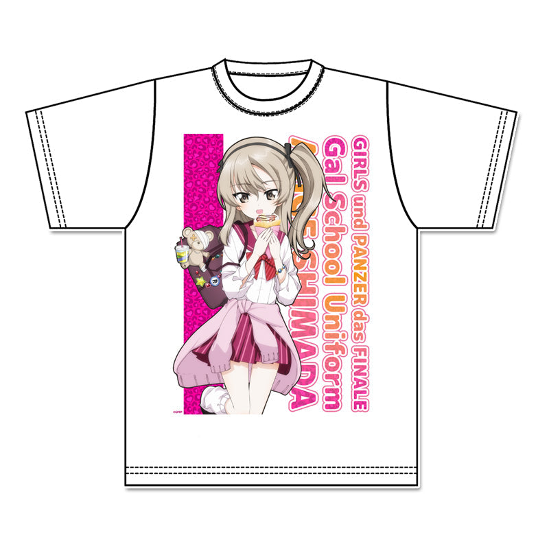 『ガールズ&パンツァー 最終章』描き下ろし グラフィックTシャツ【島田愛里寿】ギャル制服ver.