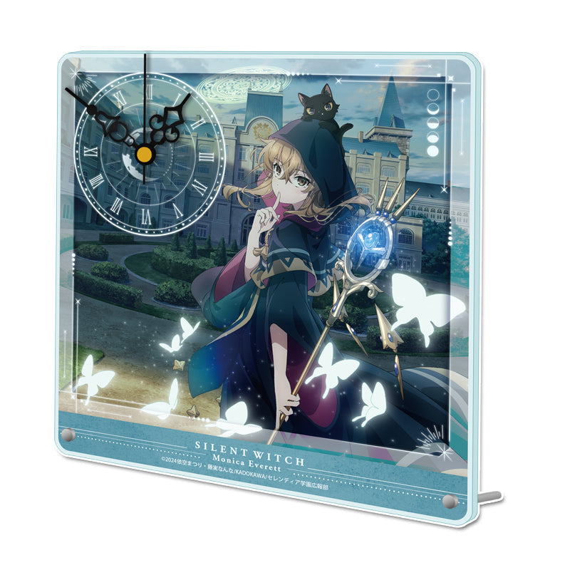 『サイレント・ウィッチ 沈黙の魔女の隠しごと』アクリル置時計