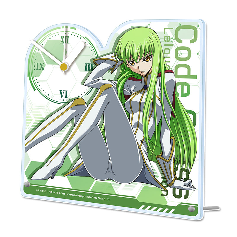 『コードギアス 反逆のルルーシュ』アクリル置時計【C.C.】