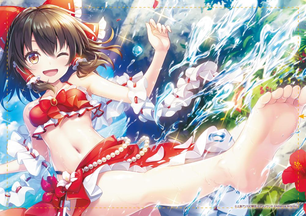 『東方ダンマクカグラ ファンタジア・ロスト』博麗霊夢「少女の夏の一日に」 B2タペストリー