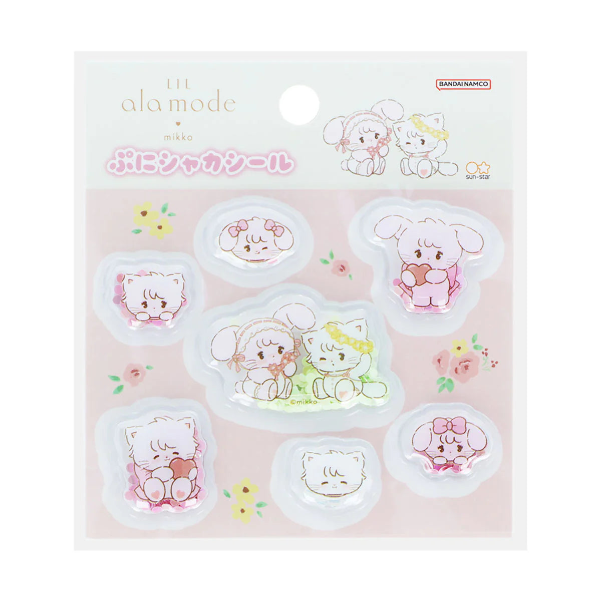 『mikko illustrations』Lil ala mode ぷにシャカシール （ピンク）