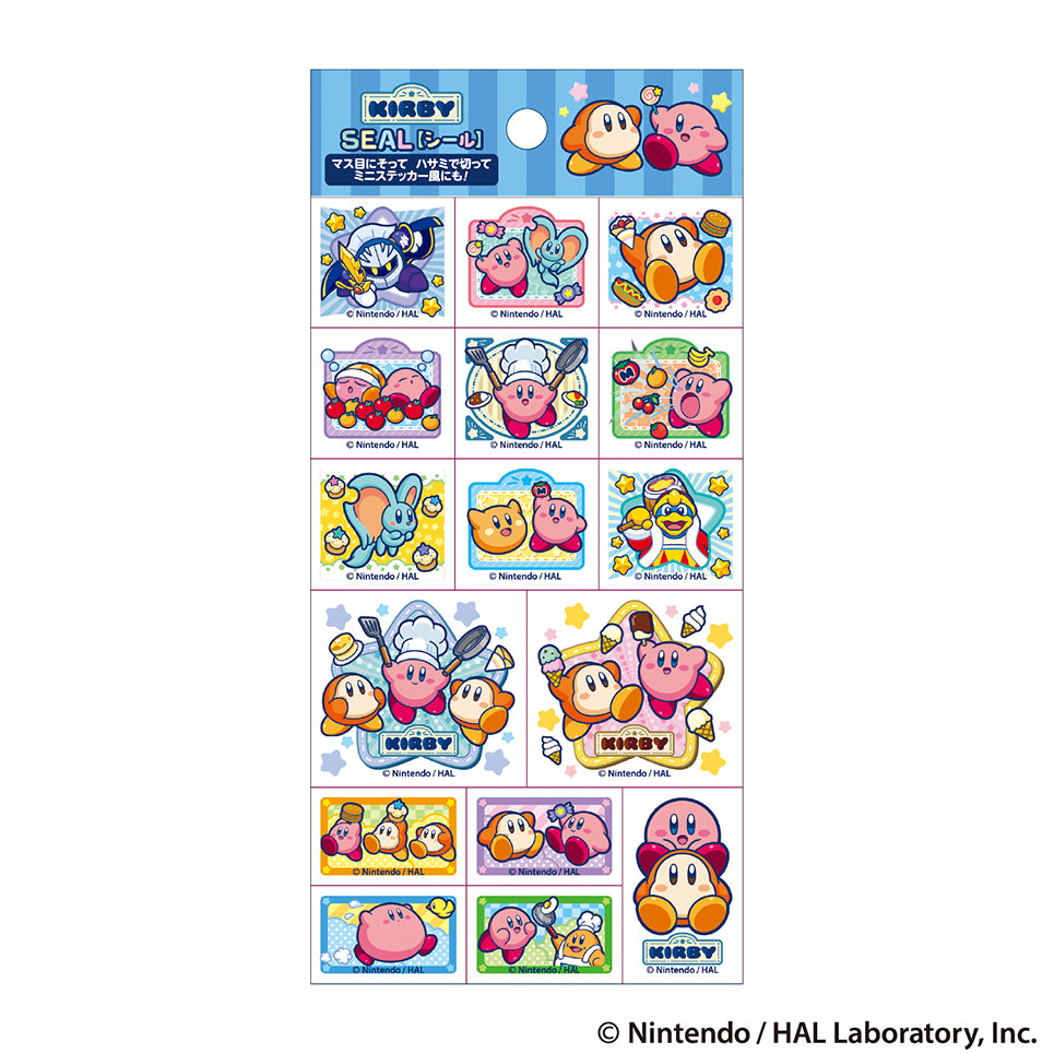 星のカービィ』カービィとたべもの シール - Anime Store.JP