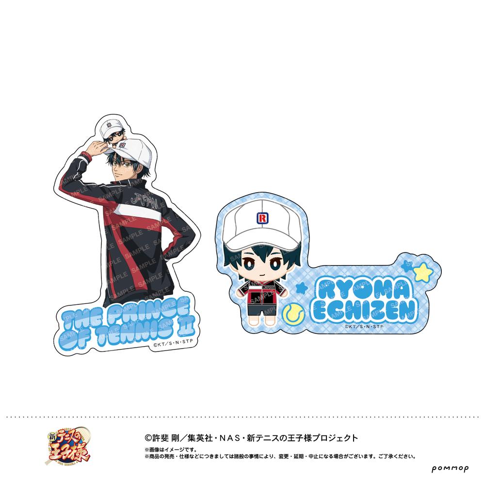 『新テニスの王子様』ダイカットシールセット -おきがえぬいといっしょ第4弾- (A 越前リョーマ)