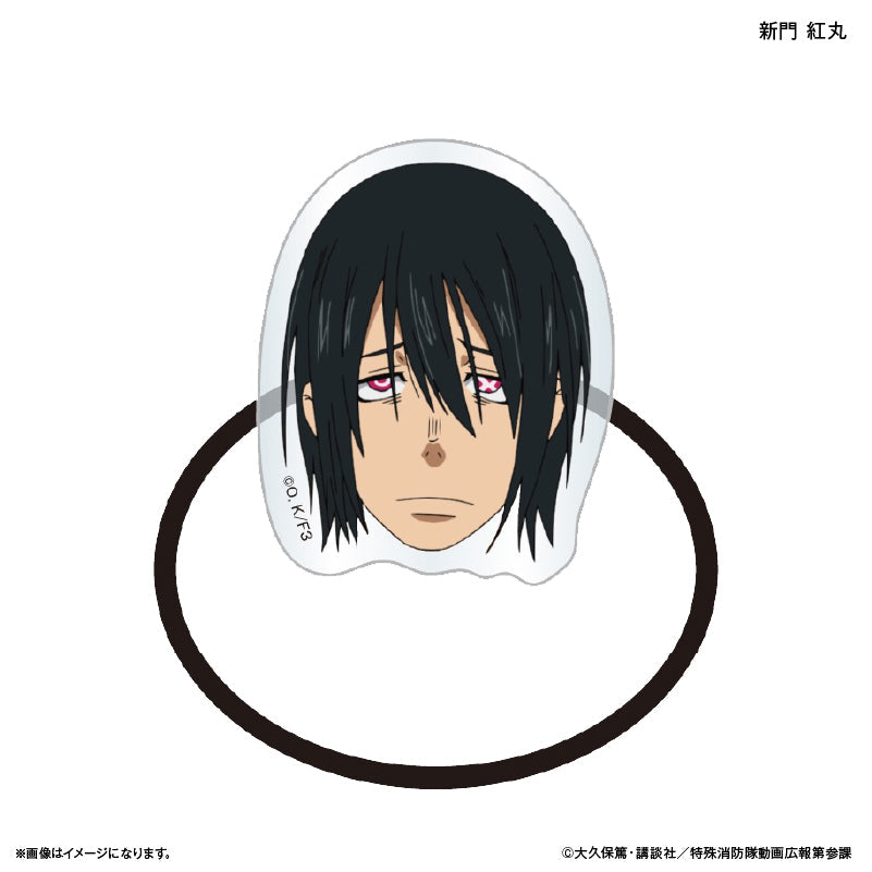 『炎炎ノ消防隊』TVアニメ『炎炎ノ消防隊 参ノ章』 キャラ面ヘアゴム 新門 紅丸