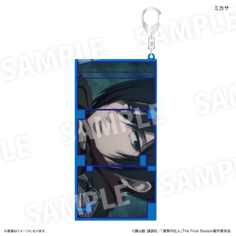 『進撃の巨人』進撃の巨人 特大ネームアクリルキーホルダー ミカサ
