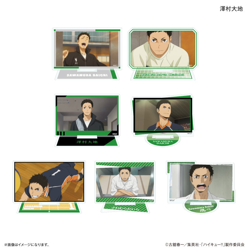 ハイキュー!!』第8弾 六角形缶バッジ(mochocho) M-VB 影山飛雄 – Anime