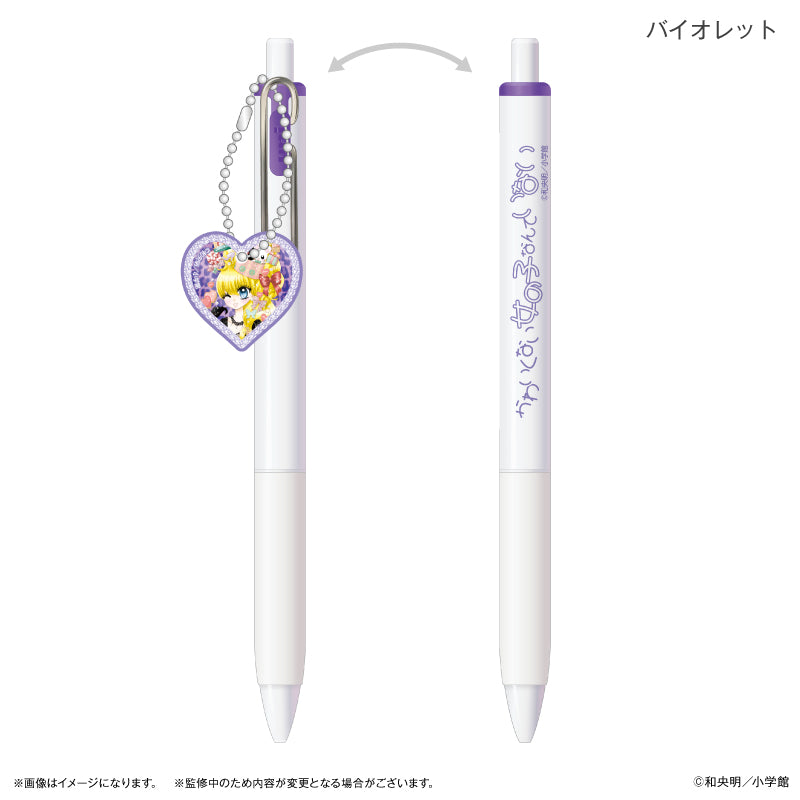 『姫ギャル♡パラダイス』姫ギャル♡パラダイス チャーム付きUni-Ball One バイオレット