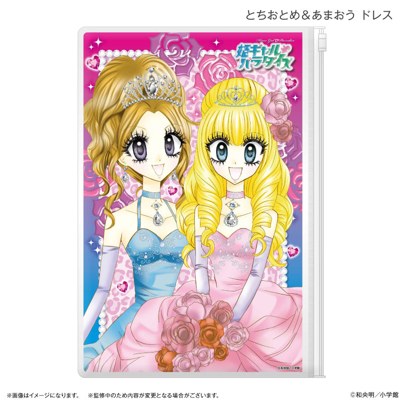 『姫ギャル♡パラダイス』姫ギャル♡パラダイス スライダーポーチ とちおとめ&あまおう ドレス