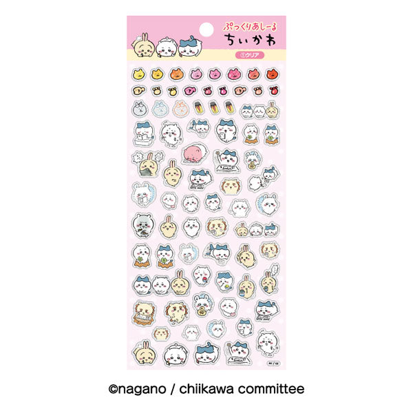 『ちいかわ』ぷっくりあしーる ①クリア【202602再販】