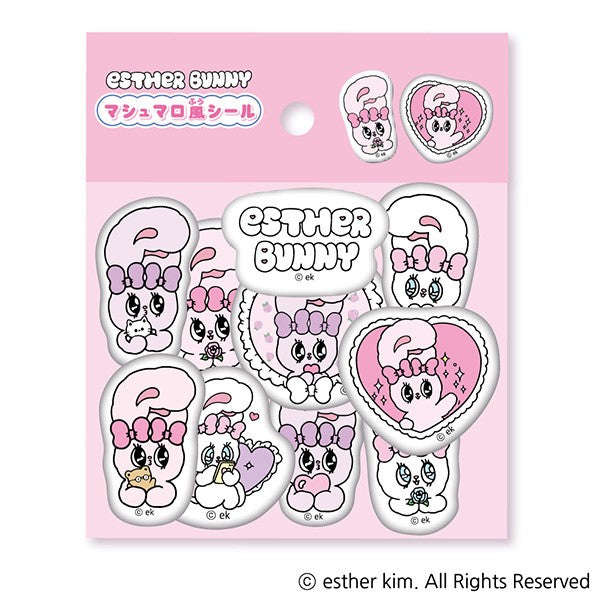 『エスターバニー』マシュマロ風シール【202602再販】