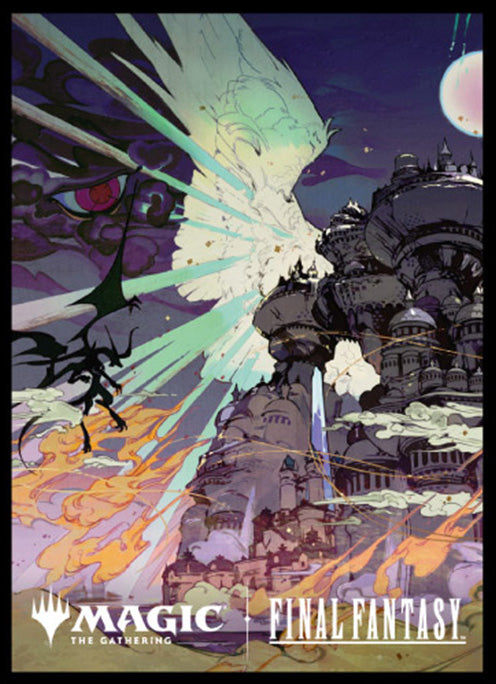 『マジックザギャザリング』マジックザギャザリング――FINAL FANTASY プレイヤーズカードスリーブ MFS-58 木版画 ボーダーレス版 召喚:アレクサンダー