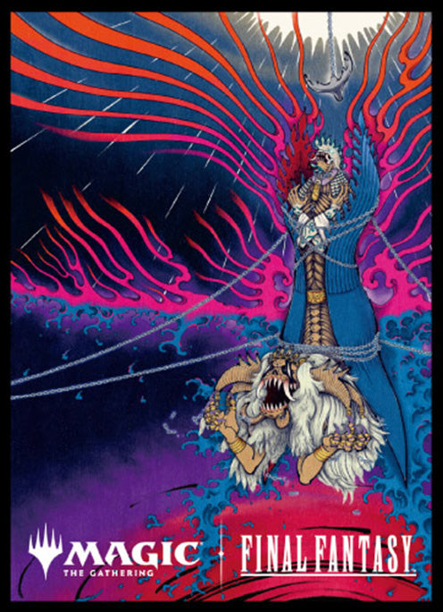 『マジックザギャザリング』マジックザギャザリング――FINAL FANTASY プレイヤーズカードスリーブ MFS-60 木版画 ボーダーレス版 召喚:アニマ