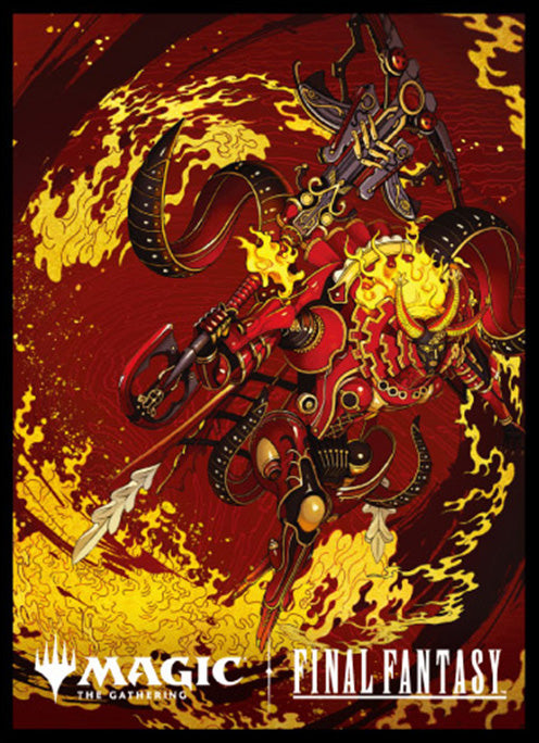 『マジックザギャザリング』マジックザギャザリング――FINAL FANTASY プレイヤーズカードスリーブ MFS-63 木版画 ボーダーレス版 召喚:ブリュンヒルデ